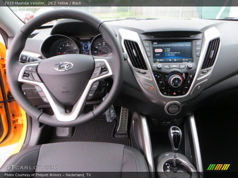 Dashboard of 2013 Veloster 