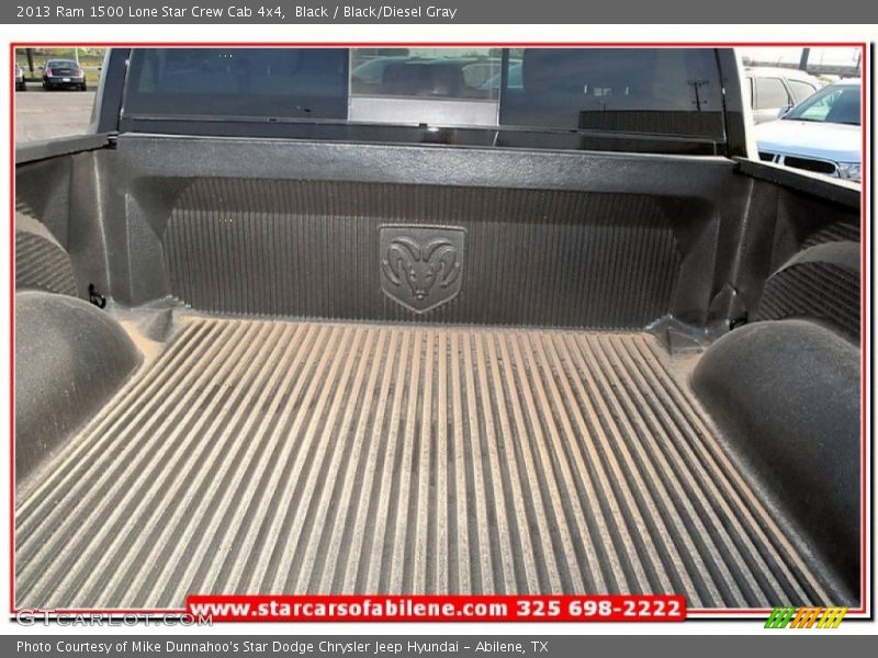 Black / Black/Diesel Gray 2013 Ram 1500 Lone Star Crew Cab 4x4