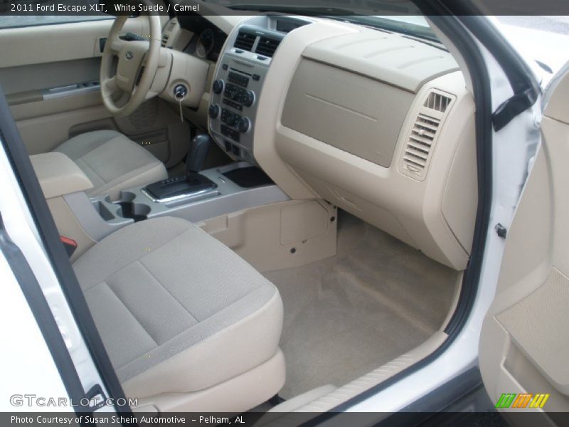 White Suede / Camel 2011 Ford Escape XLT