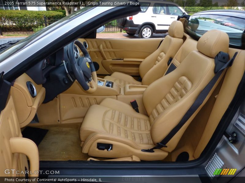 Front Seat of 2005 575 Superamerica Roadster F1