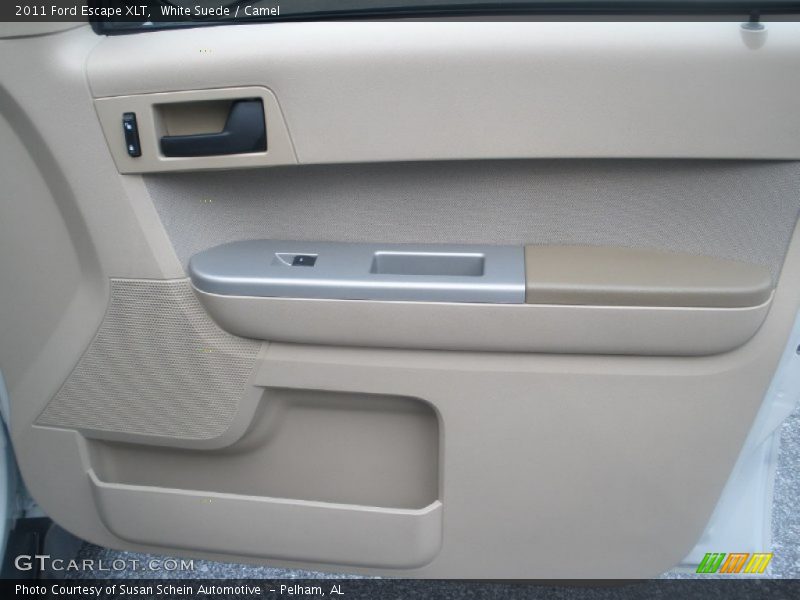 White Suede / Camel 2011 Ford Escape XLT