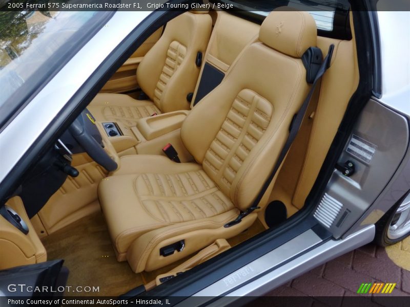 Front Seat of 2005 575 Superamerica Roadster F1