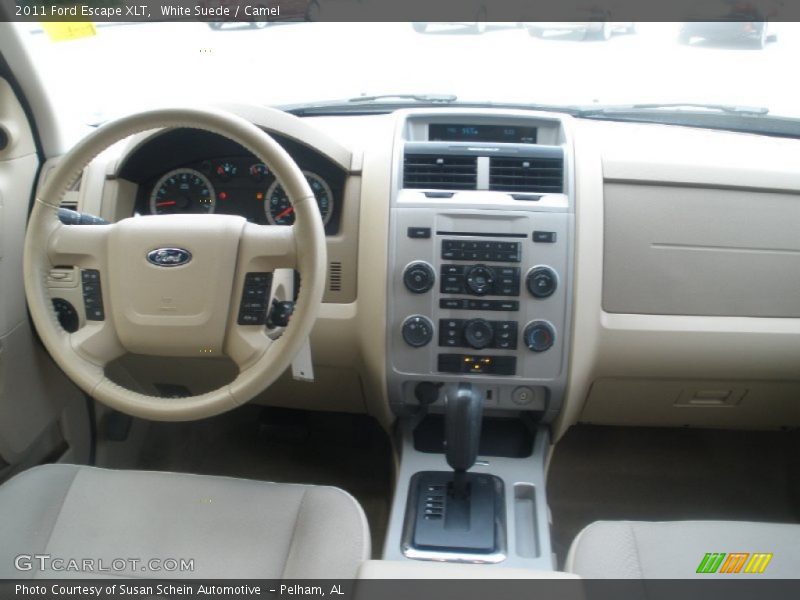 White Suede / Camel 2011 Ford Escape XLT