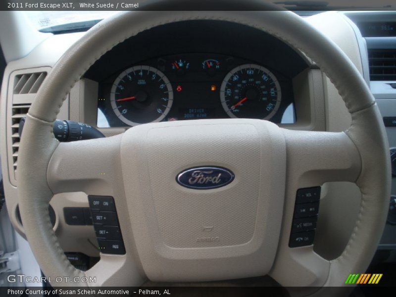 White Suede / Camel 2011 Ford Escape XLT