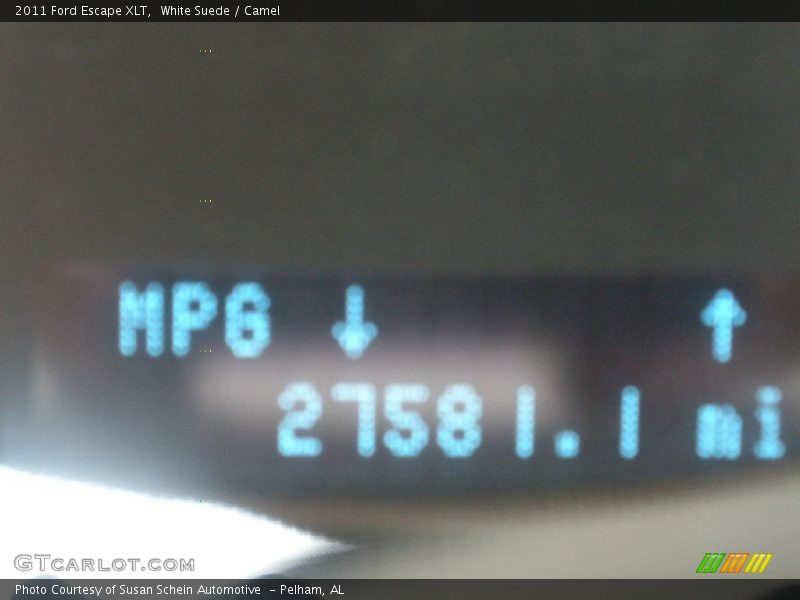 White Suede / Camel 2011 Ford Escape XLT