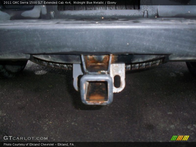 Midnight Blue Metallic / Ebony 2011 GMC Sierra 1500 SLT Extended Cab 4x4