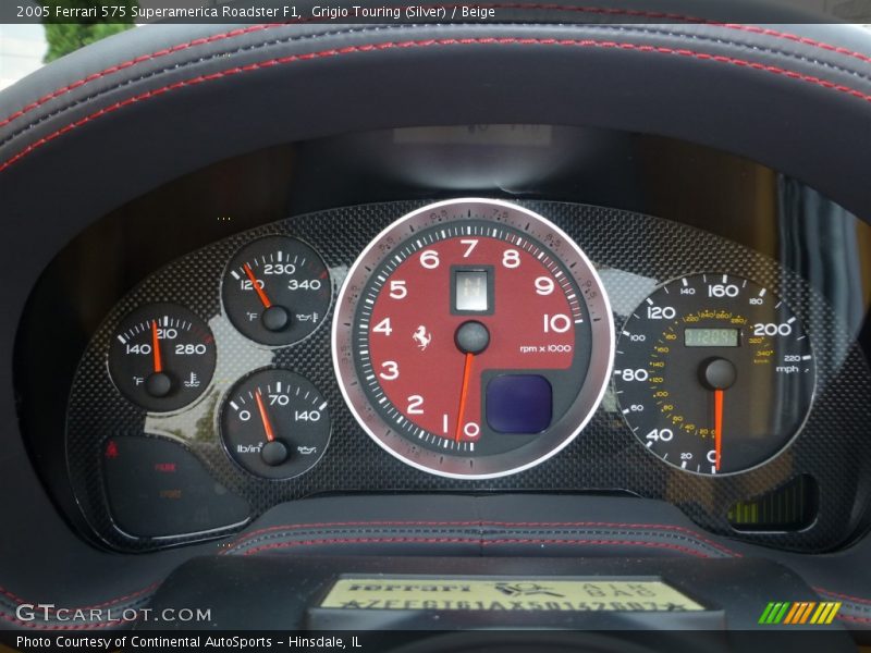  2005 575 Superamerica Roadster F1 Roadster F1 Gauges