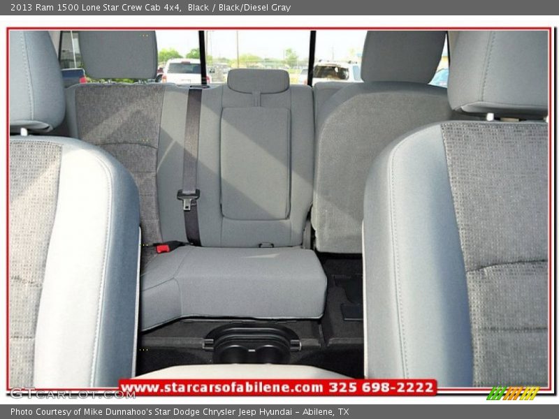 Black / Black/Diesel Gray 2013 Ram 1500 Lone Star Crew Cab 4x4