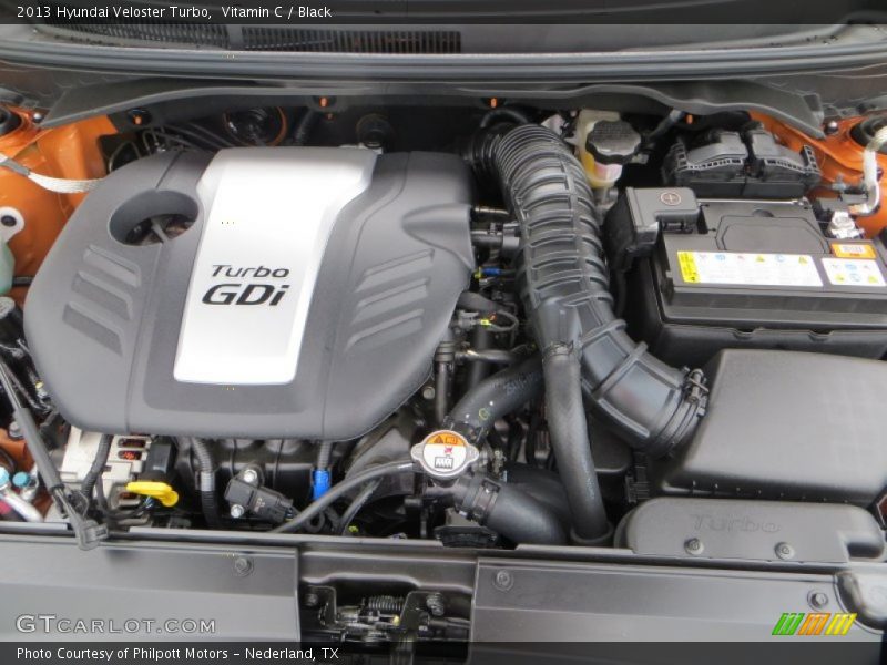  2013 Veloster Turbo Engine - 1.6 Liter DOHC 16-Valve Dual-CVVT 4 Cylinder