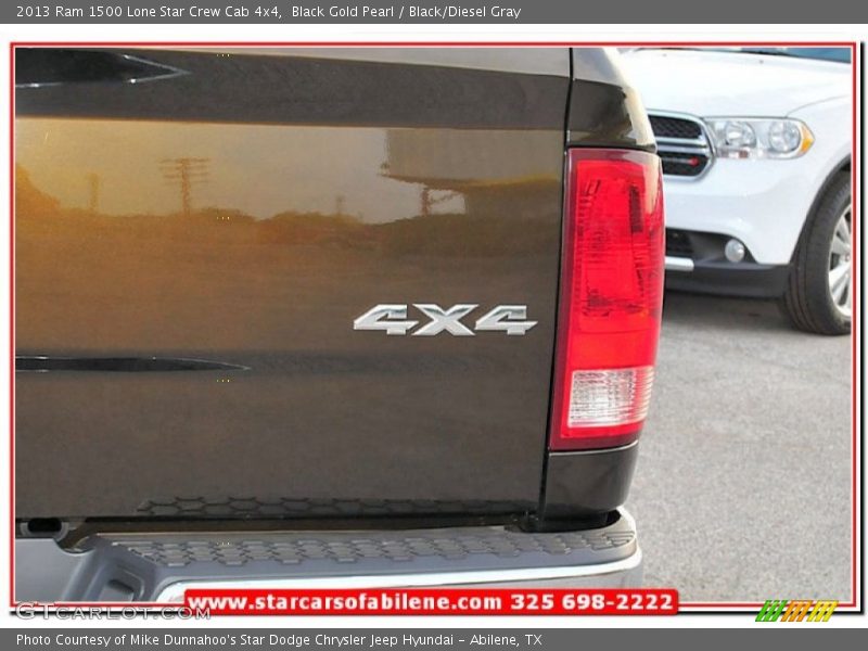 Black Gold Pearl / Black/Diesel Gray 2013 Ram 1500 Lone Star Crew Cab 4x4