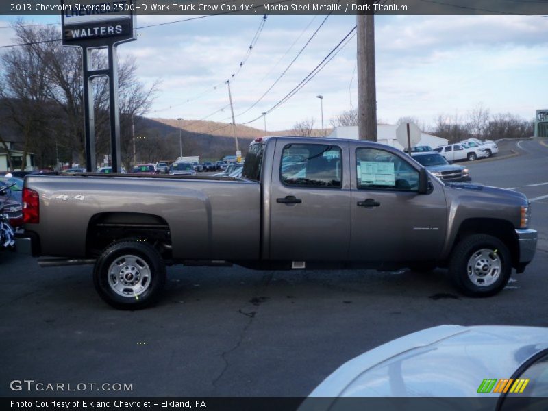 Mocha Steel Metallic / Dark Titanium 2013 Chevrolet Silverado 2500HD Work Truck Crew Cab 4x4