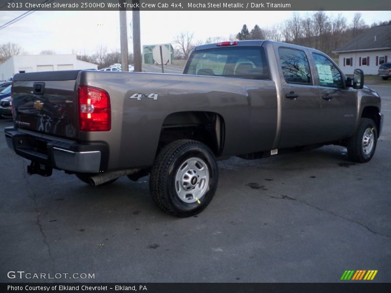 Mocha Steel Metallic / Dark Titanium 2013 Chevrolet Silverado 2500HD Work Truck Crew Cab 4x4