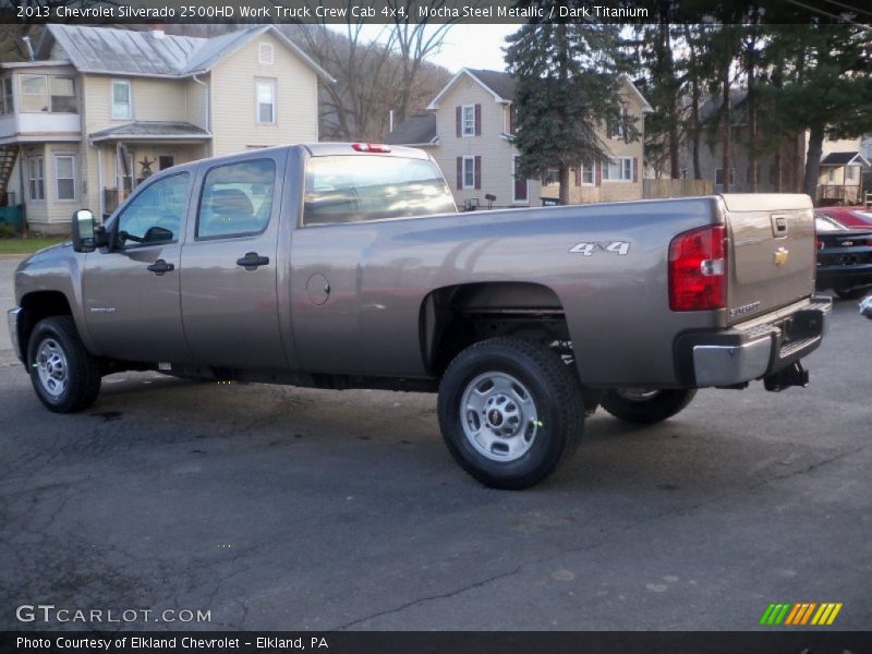 Mocha Steel Metallic / Dark Titanium 2013 Chevrolet Silverado 2500HD Work Truck Crew Cab 4x4