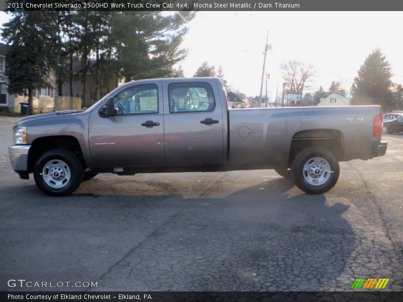 Mocha Steel Metallic / Dark Titanium 2013 Chevrolet Silverado 2500HD Work Truck Crew Cab 4x4