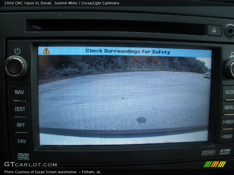 Summit White / Cocoa/Light Cashmere 2009 GMC Yukon XL Denali