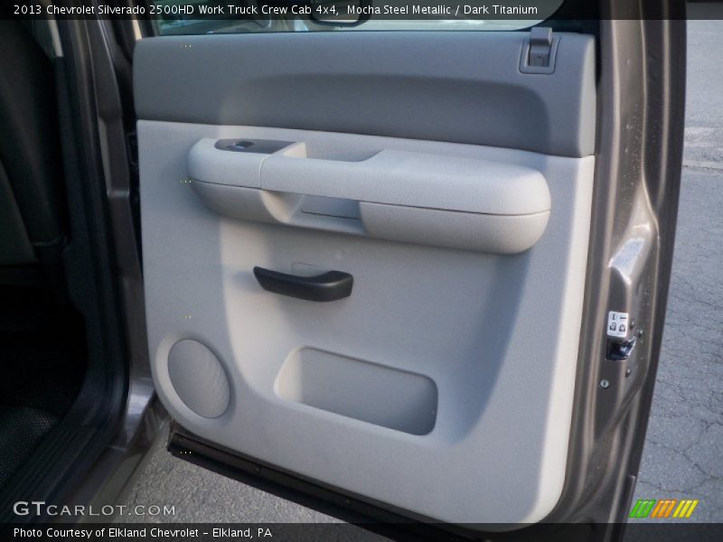 Mocha Steel Metallic / Dark Titanium 2013 Chevrolet Silverado 2500HD Work Truck Crew Cab 4x4