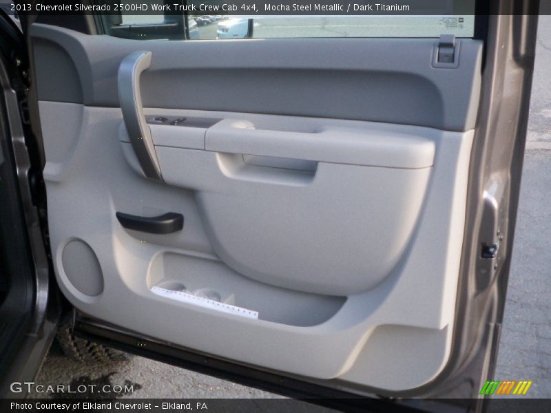 Mocha Steel Metallic / Dark Titanium 2013 Chevrolet Silverado 2500HD Work Truck Crew Cab 4x4