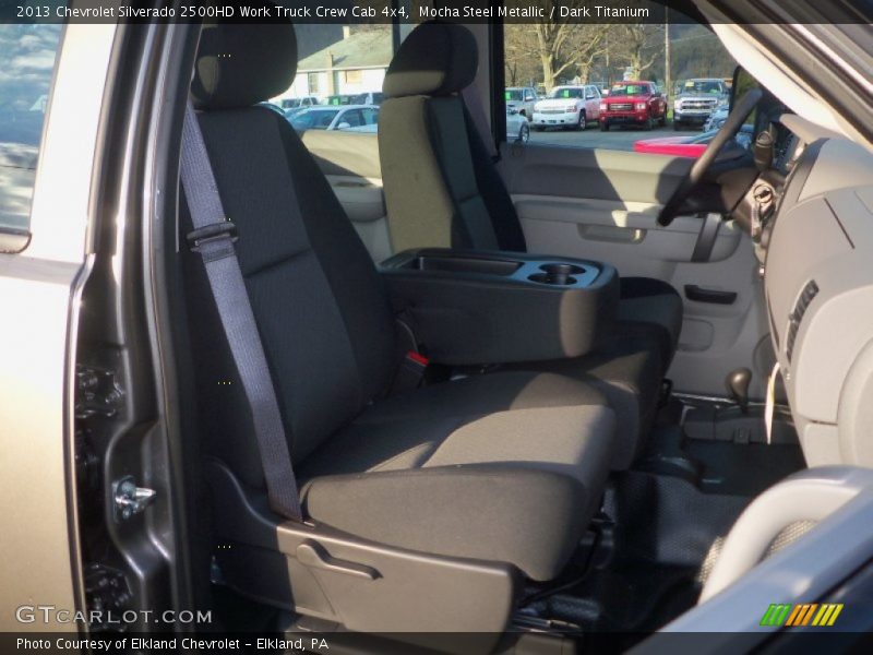 Mocha Steel Metallic / Dark Titanium 2013 Chevrolet Silverado 2500HD Work Truck Crew Cab 4x4