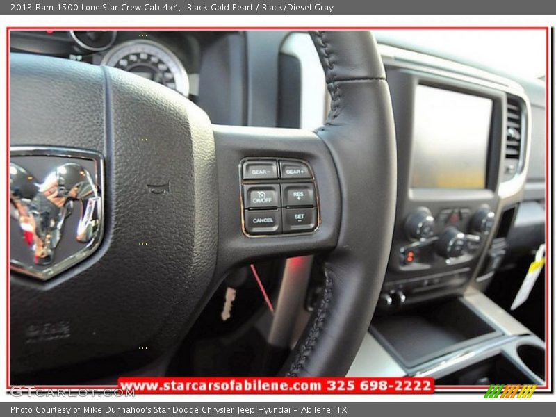 Black Gold Pearl / Black/Diesel Gray 2013 Ram 1500 Lone Star Crew Cab 4x4