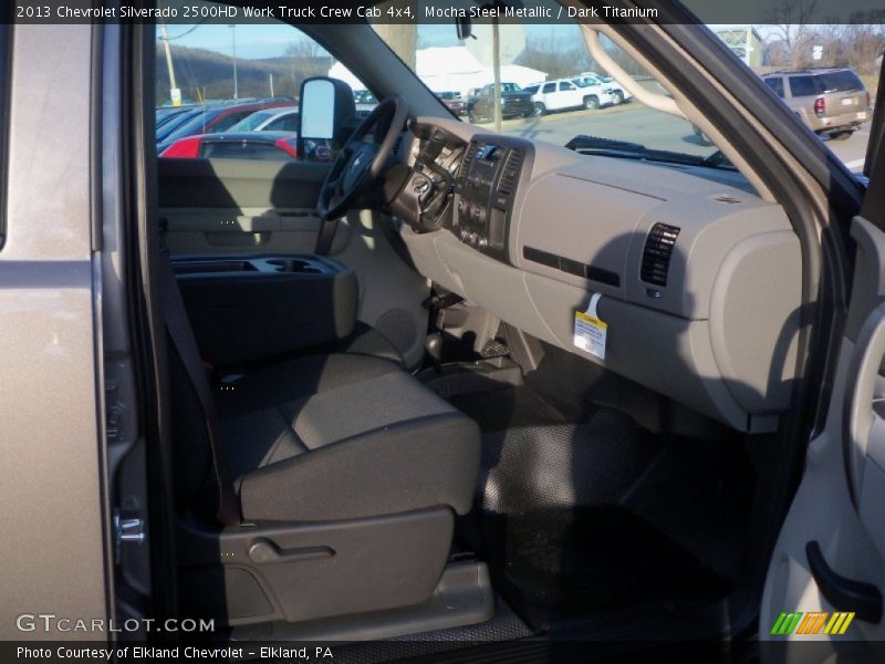 Mocha Steel Metallic / Dark Titanium 2013 Chevrolet Silverado 2500HD Work Truck Crew Cab 4x4