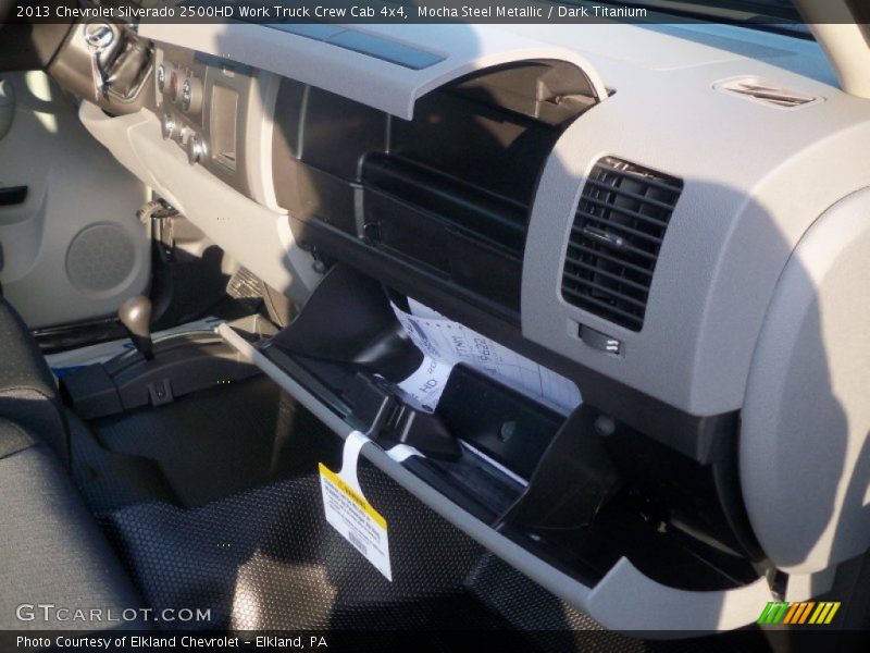 Mocha Steel Metallic / Dark Titanium 2013 Chevrolet Silverado 2500HD Work Truck Crew Cab 4x4