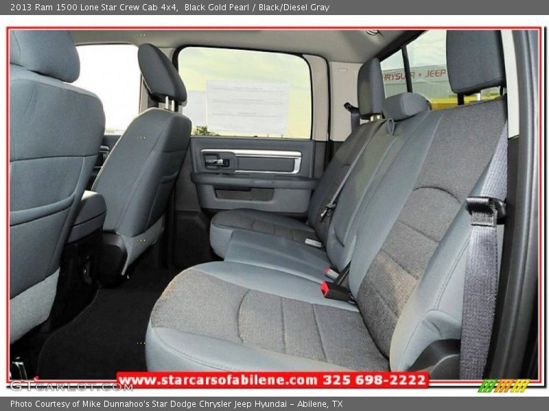 Black Gold Pearl / Black/Diesel Gray 2013 Ram 1500 Lone Star Crew Cab 4x4