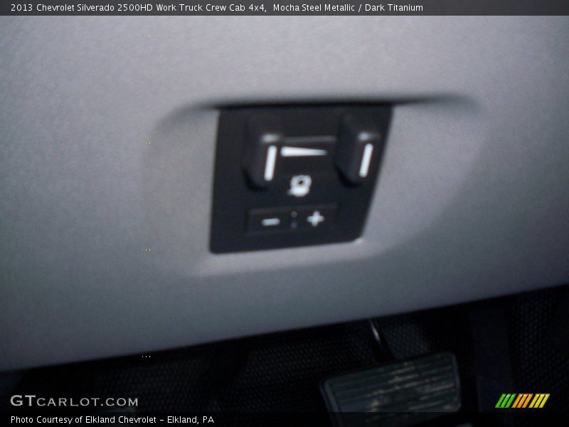 Mocha Steel Metallic / Dark Titanium 2013 Chevrolet Silverado 2500HD Work Truck Crew Cab 4x4