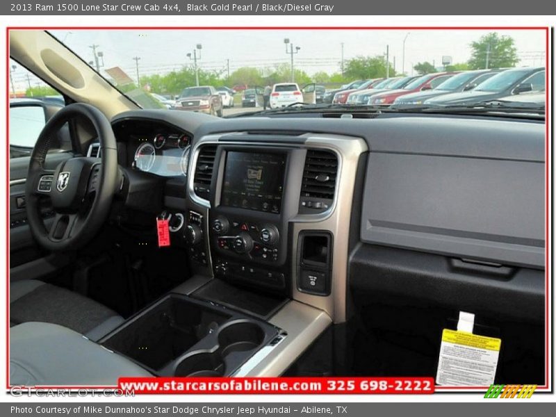 Black Gold Pearl / Black/Diesel Gray 2013 Ram 1500 Lone Star Crew Cab 4x4