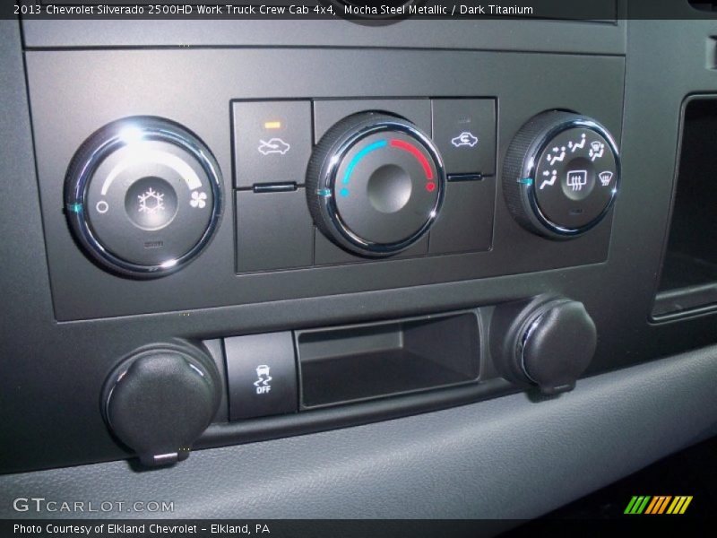 Mocha Steel Metallic / Dark Titanium 2013 Chevrolet Silverado 2500HD Work Truck Crew Cab 4x4