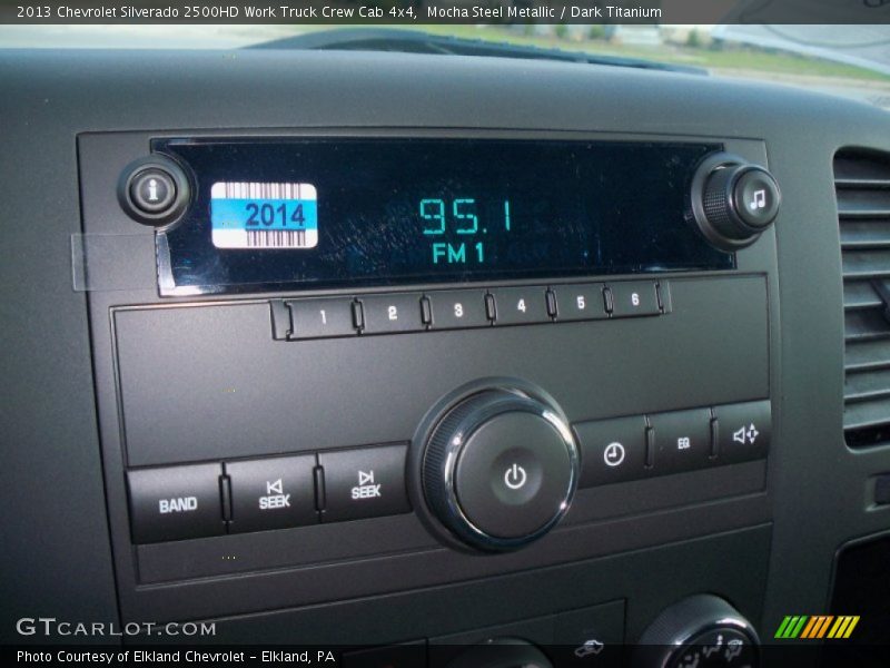 Mocha Steel Metallic / Dark Titanium 2013 Chevrolet Silverado 2500HD Work Truck Crew Cab 4x4