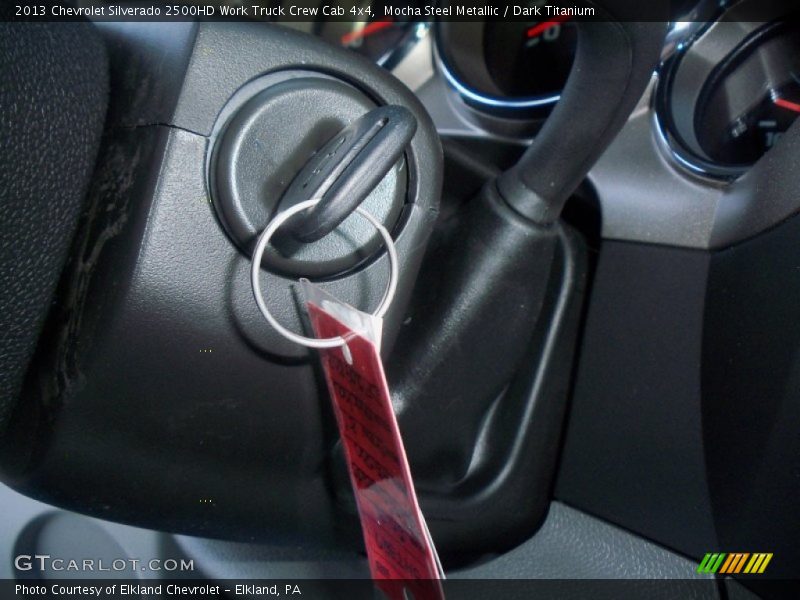 Mocha Steel Metallic / Dark Titanium 2013 Chevrolet Silverado 2500HD Work Truck Crew Cab 4x4