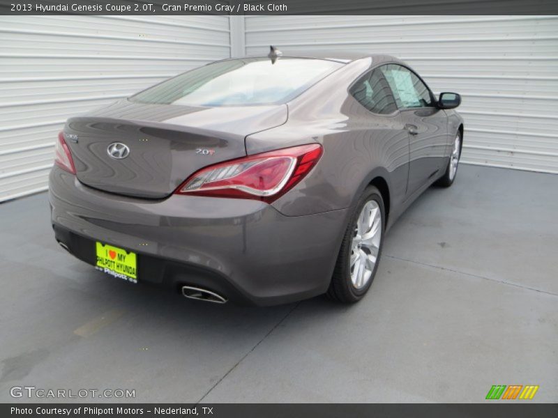 Gran Premio Gray / Black Cloth 2013 Hyundai Genesis Coupe 2.0T