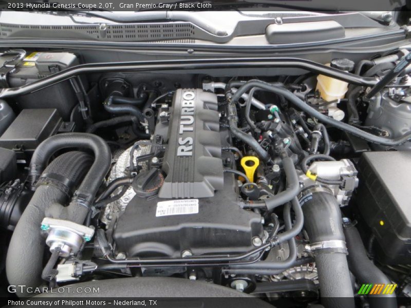 Gran Premio Gray / Black Cloth 2013 Hyundai Genesis Coupe 2.0T