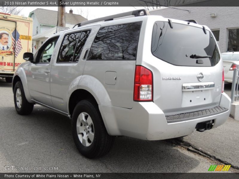 Silver Lightning Metallic / Graphite 2010 Nissan Pathfinder S 4x4