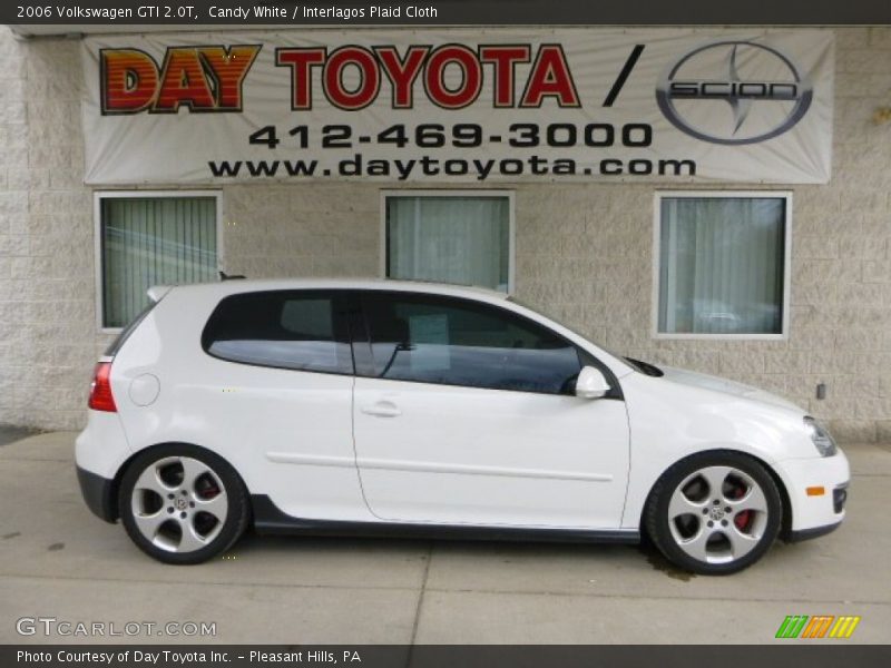 Candy White / Interlagos Plaid Cloth 2006 Volkswagen GTI 2.0T