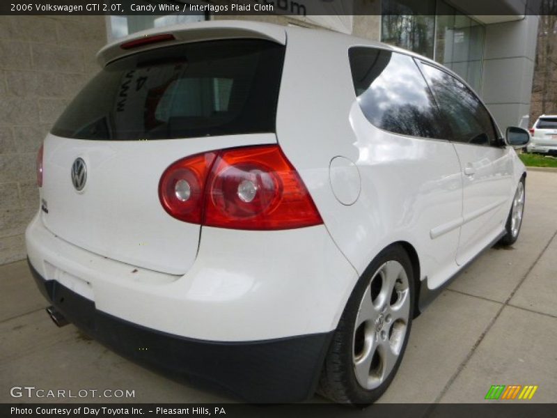 Candy White / Interlagos Plaid Cloth 2006 Volkswagen GTI 2.0T