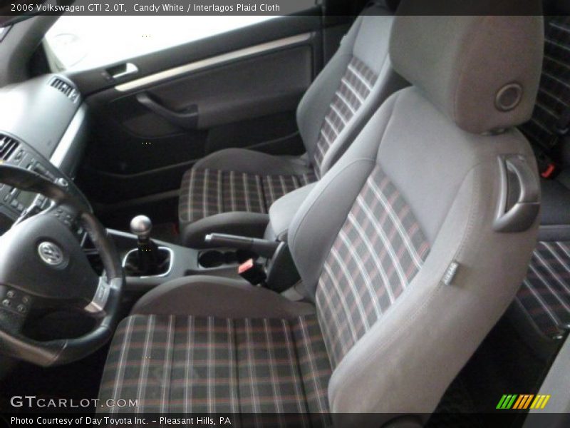 Candy White / Interlagos Plaid Cloth 2006 Volkswagen GTI 2.0T