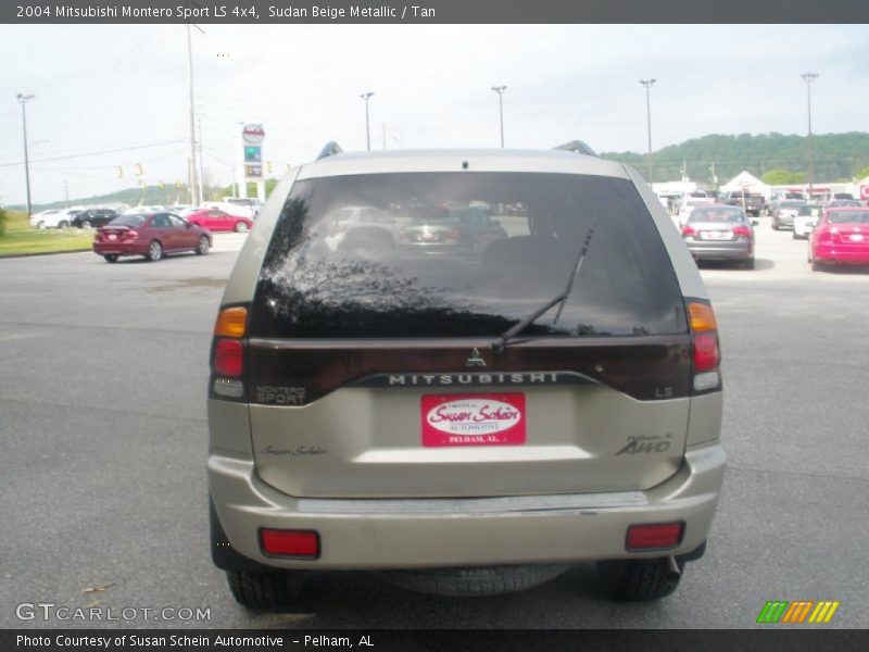 Sudan Beige Metallic / Tan 2004 Mitsubishi Montero Sport LS 4x4