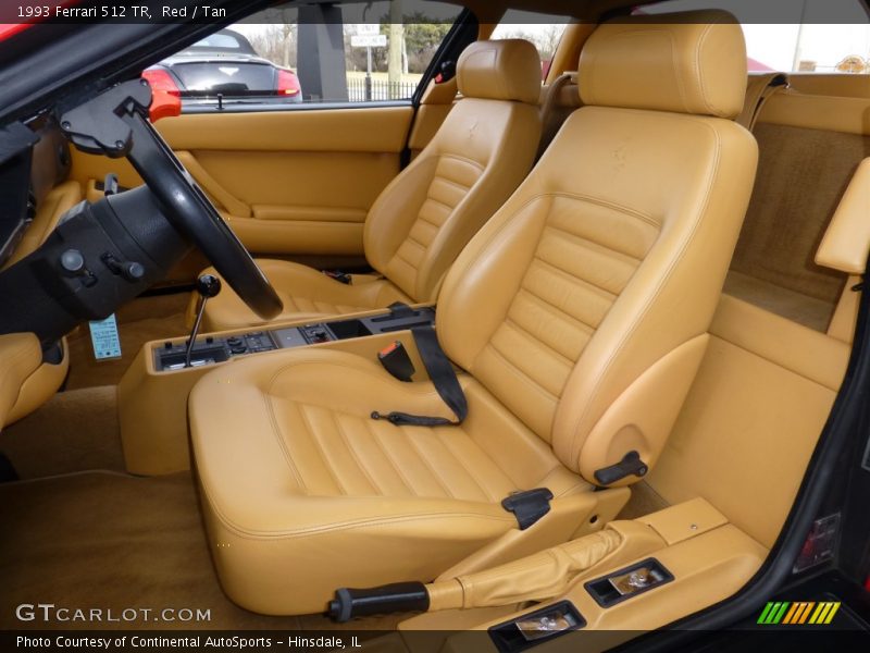 Front Seat of 1993 512 TR 