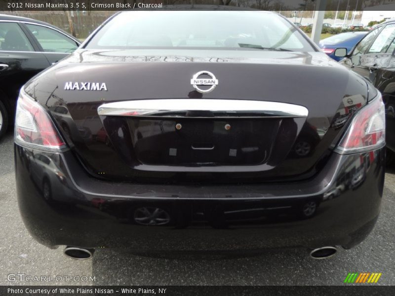 Crimson Black / Charcoal 2012 Nissan Maxima 3.5 S