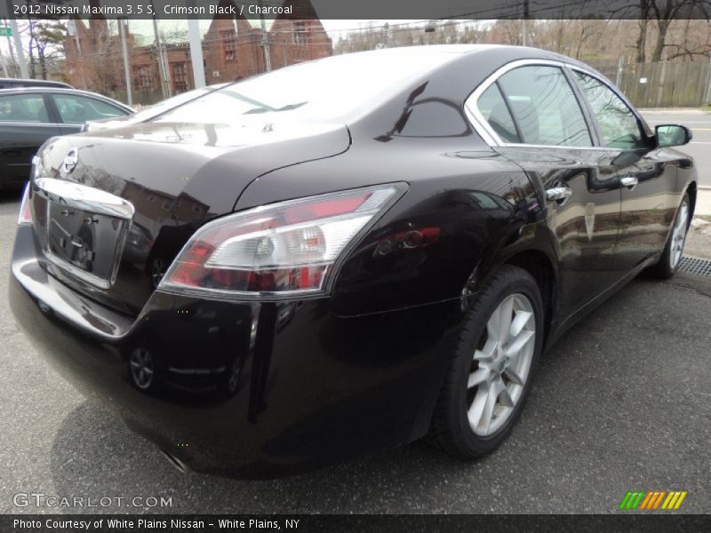 Crimson Black / Charcoal 2012 Nissan Maxima 3.5 S