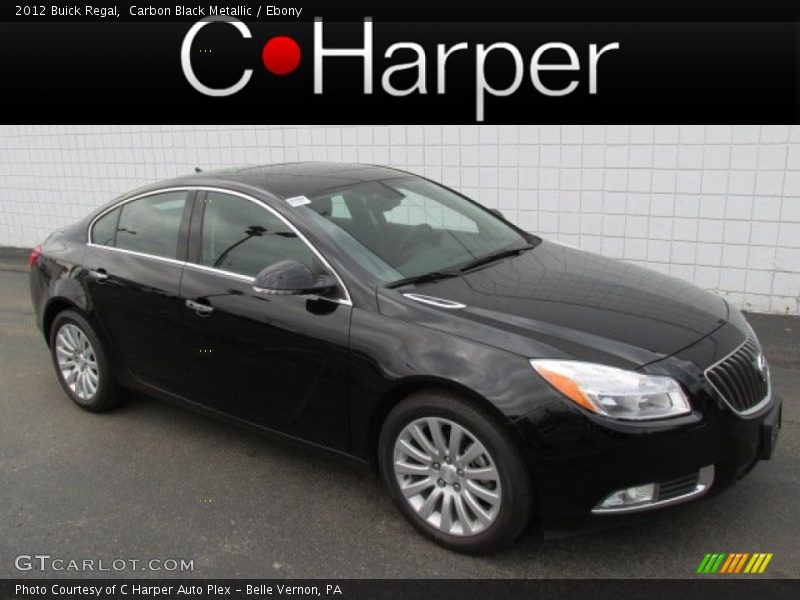 Carbon Black Metallic / Ebony 2012 Buick Regal