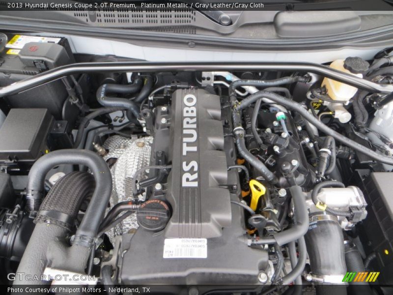 Platinum Metallic / Gray Leather/Gray Cloth 2013 Hyundai Genesis Coupe 2.0T Premium