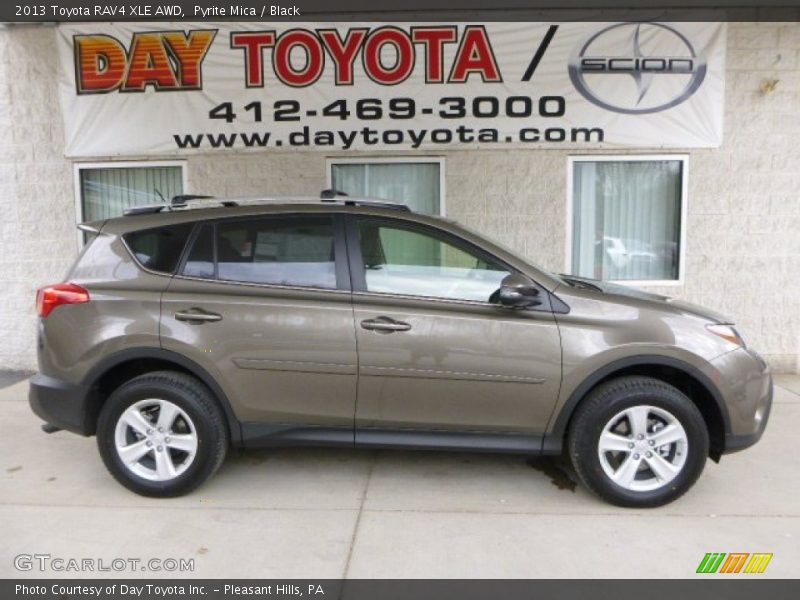 Pyrite Mica / Black 2013 Toyota RAV4 XLE AWD