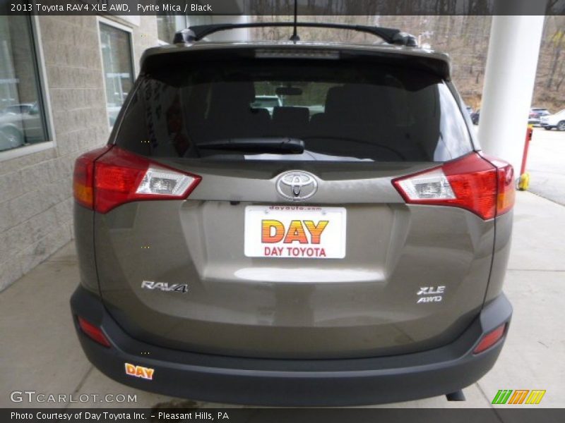 Pyrite Mica / Black 2013 Toyota RAV4 XLE AWD