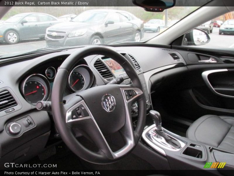 Carbon Black Metallic / Ebony 2012 Buick Regal