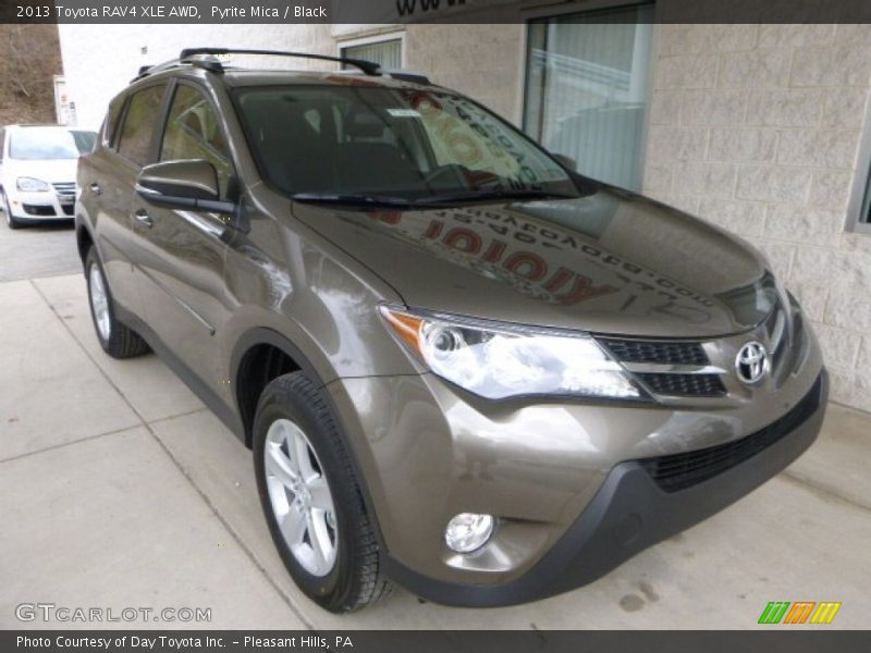 Pyrite Mica / Black 2013 Toyota RAV4 XLE AWD