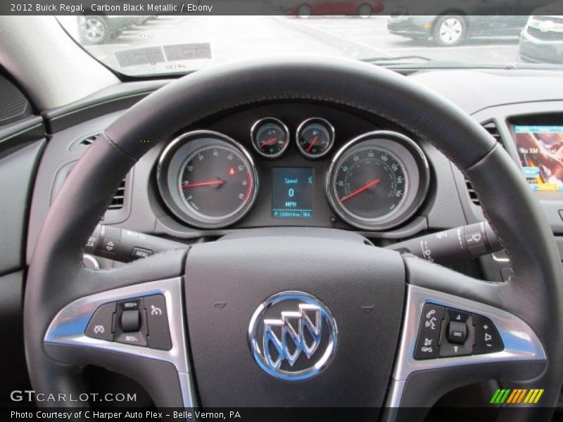 Carbon Black Metallic / Ebony 2012 Buick Regal
