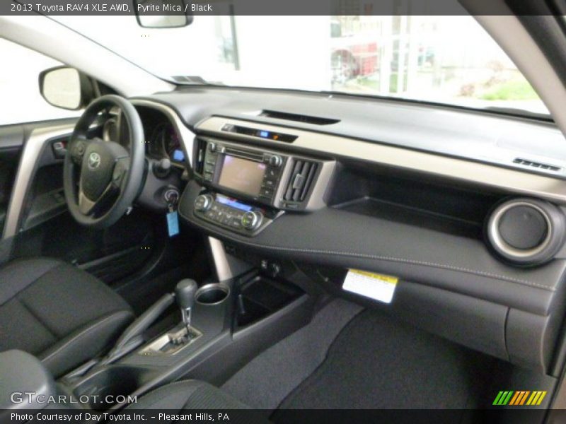 Pyrite Mica / Black 2013 Toyota RAV4 XLE AWD