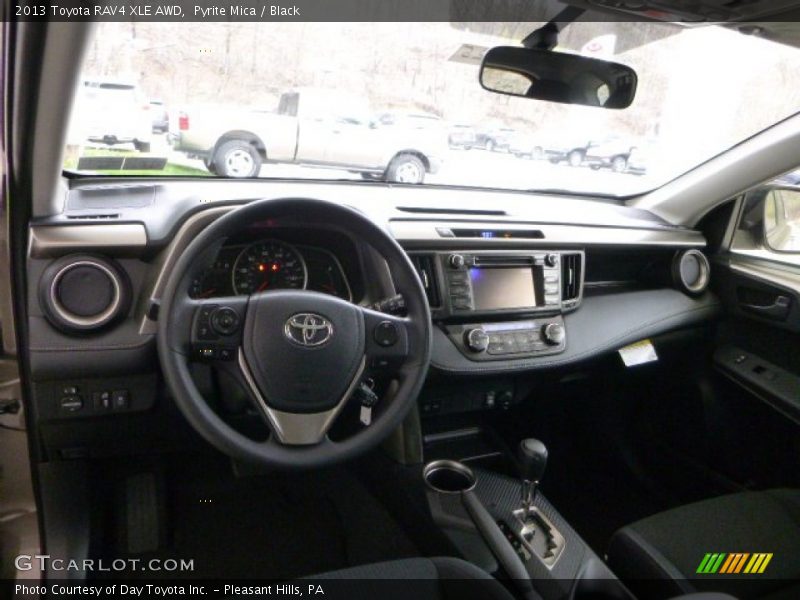 Pyrite Mica / Black 2013 Toyota RAV4 XLE AWD